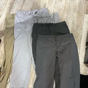Lot of five 34X32 Nike golf pants men’s